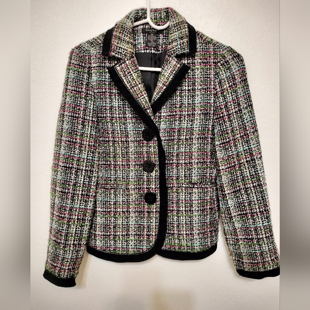 Tweed jacket Sunny Taylor Petites Blazer/Suit
